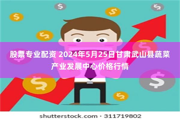 股票专业配资 2024年5月25日甘肃武山县蔬菜产业发展中心价格行情