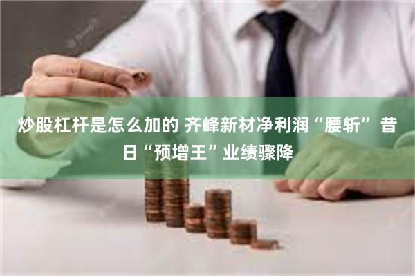 炒股杠杆是怎么加的 齐峰新材净利润“腰斩” 昔日“预增王”业绩骤降