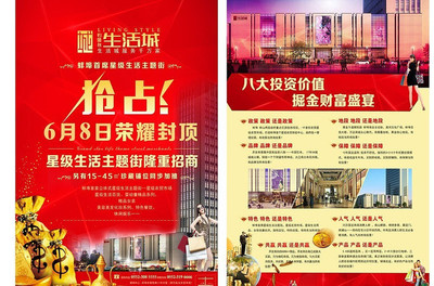 商鋪房地產(chǎn)DM單頁